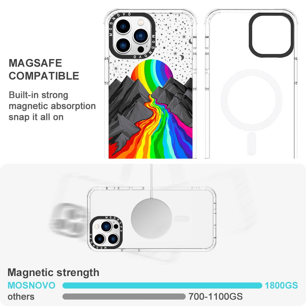 Rainbow Landscape Phone Case - iPhone 13 Pro Max Case - MOSNOVO