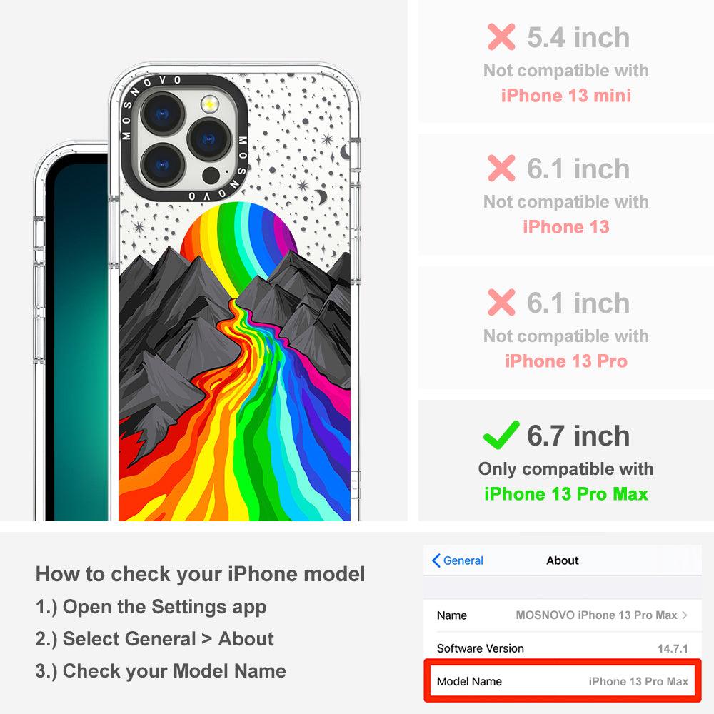 Rainbow Landscape Phone Case - iPhone 13 Pro Max Case - MOSNOVO