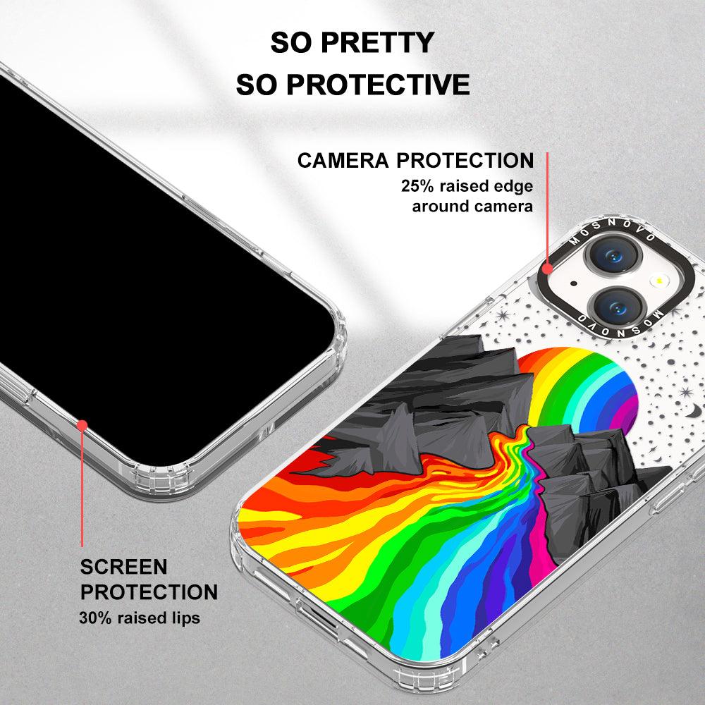 Rainbow Landscape Phone Case - iPhone 14 Case - MOSNOVO