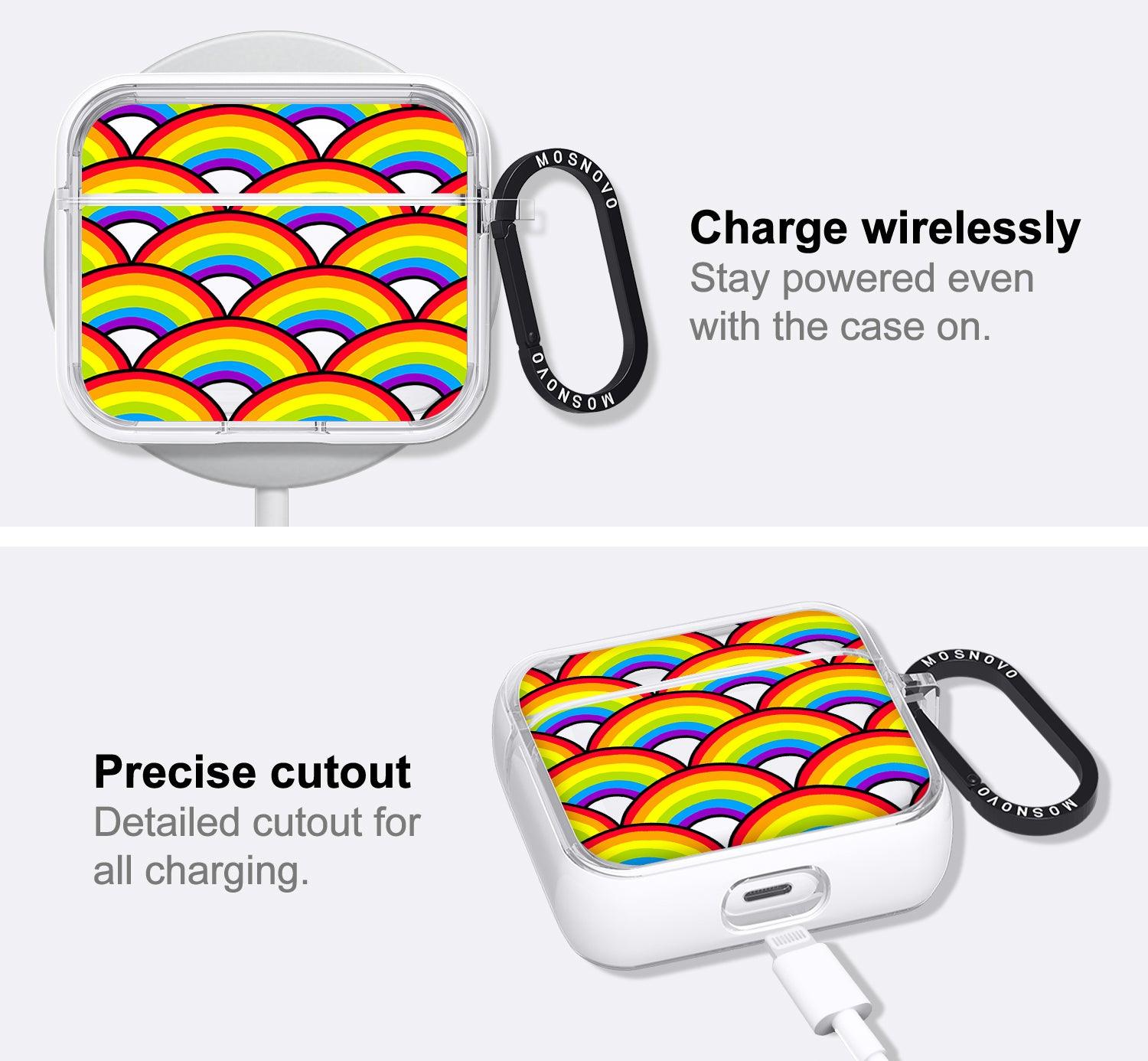 Rainbow Waves AirPods 3 Case (3rd Generation) - MOSNOVO
