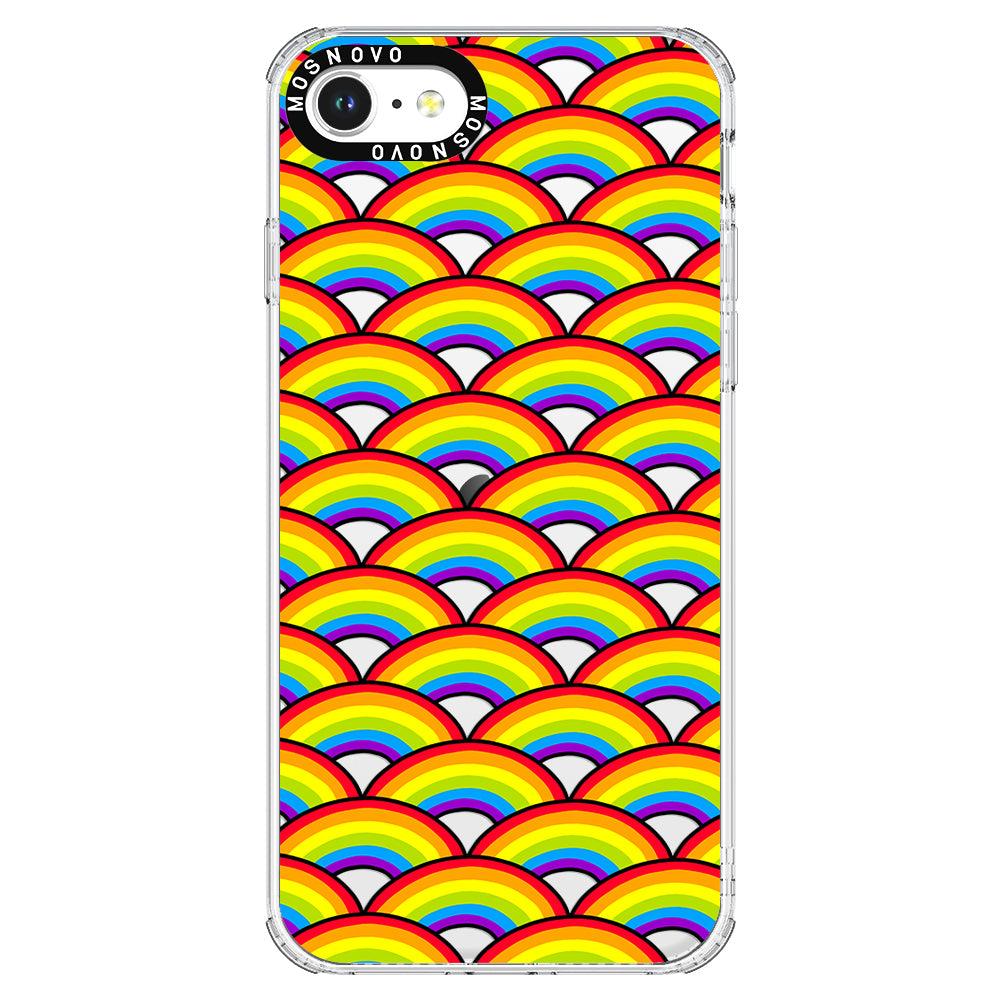 Rainbow Waves Phone Case - iPhone 7 Case - MOSNOVO