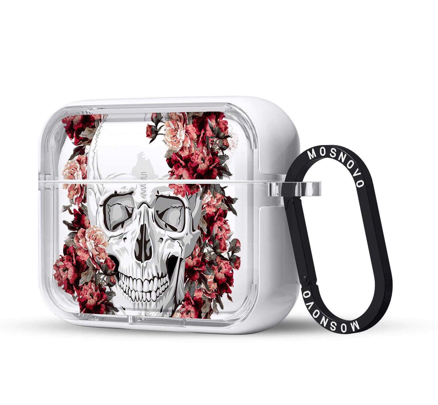 Cool Floral Skull AirPods Pro 2 Case (2nd Generation) - MOSNOVO