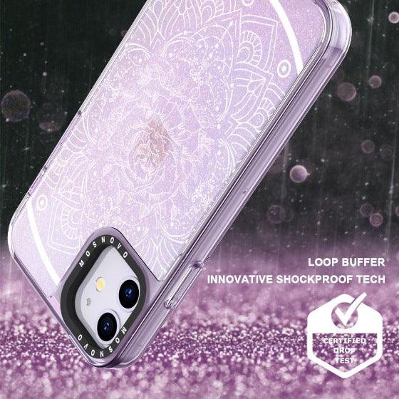Rose Art Glitter Phone Case - iPhone 11 Case - MOSNOVO