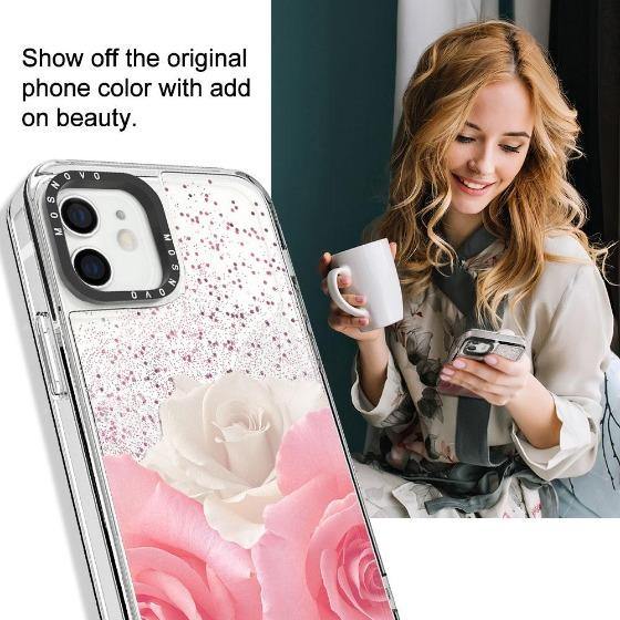 Roses Glitter Phone Case - iPhone 12 Case