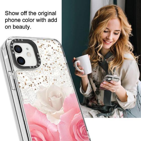 Roses Glitter Phone Case - iPhone 12 Mini Case