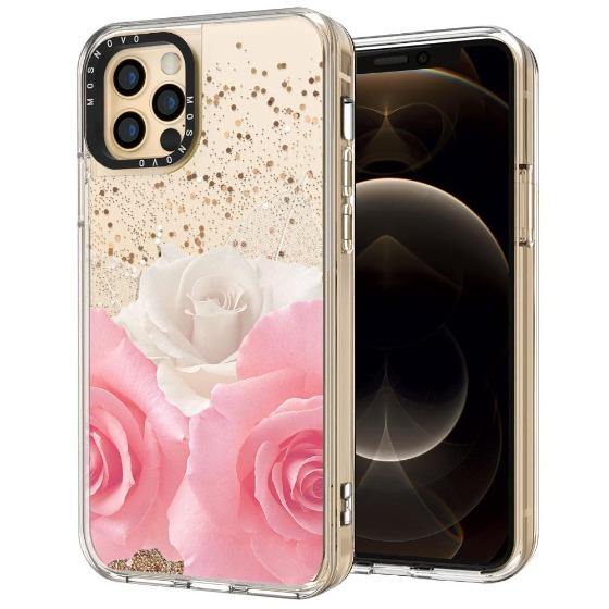 Roses Glitter Phone Case - iPhone 12 Pro Case - MOSNOVO