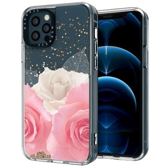 Roses Glitter Phone Case - iPhone 12 Pro Max Case - MOSNOVO