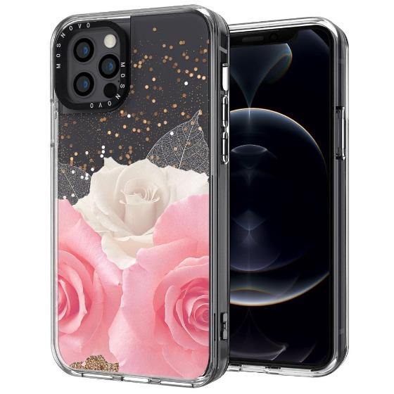 Roses Glitter Phone Case - iPhone 12 Pro Max Case - MOSNOVO