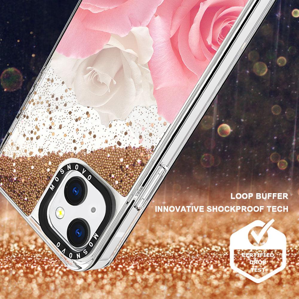 Roses Glitter Phone Case - iPhone 13 Case - MOSNOVO