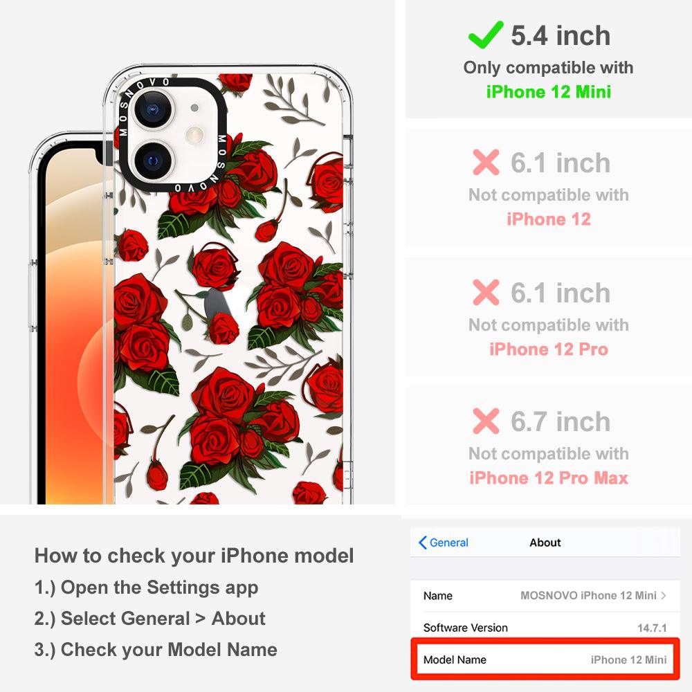 Roses Phone Case - iPhone 12 Mini Case - MOSNOVO