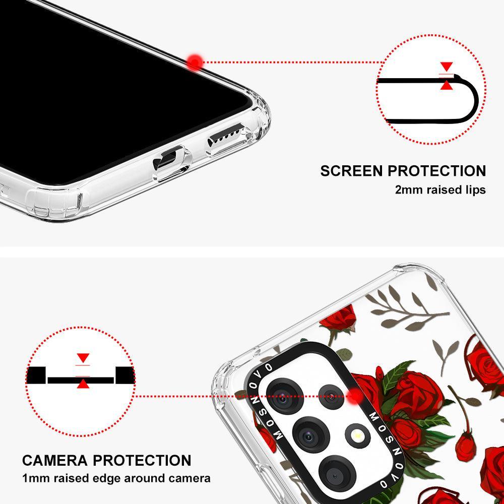 Roses Phone Case - Samsung Galaxy A53 Case - MOSNOVO