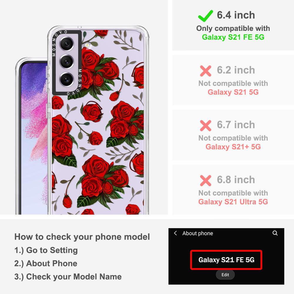 Roses Phone Case - Samsung Galaxy S21 FE Case - MOSNOVO