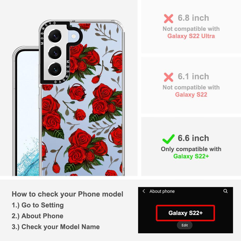 Roses Phone Case - Samsung Galaxy S22 Plus Case - MOSNOVO