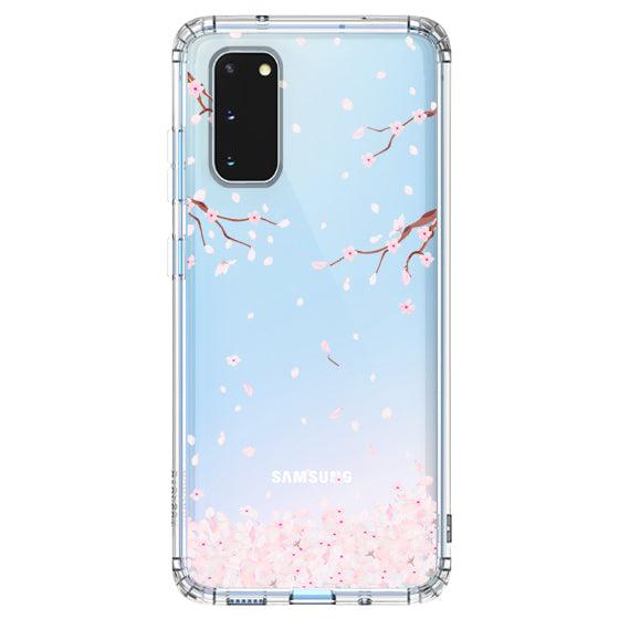 Sakura Flowers Blossom Phone Case - Samsung Galaxy S20 Case - MOSNOVO