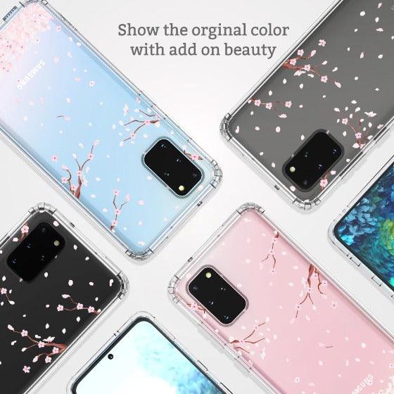 Sakura Flowers Blossom Phone Case - Samsung Galaxy S20 Plus Case - MOSNOVO