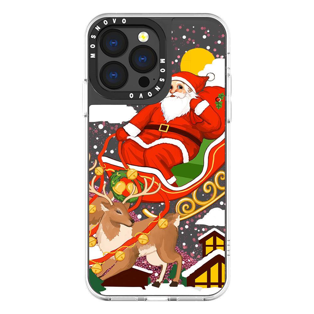 Santa Claus Glitter Phone Case - iPhone 13 Pro Case - MOSNOVO