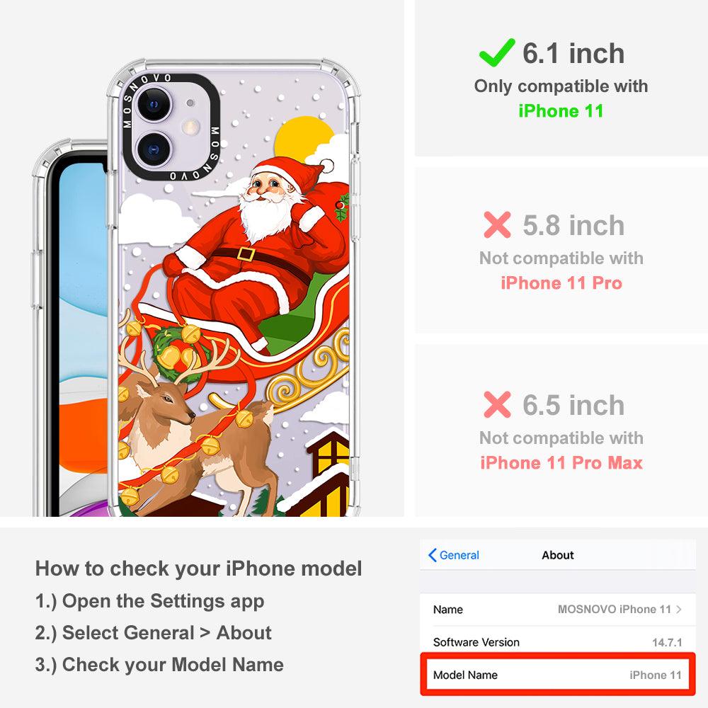 Santa Claus Phone Case - iPhone 11 Case - MOSNOVO