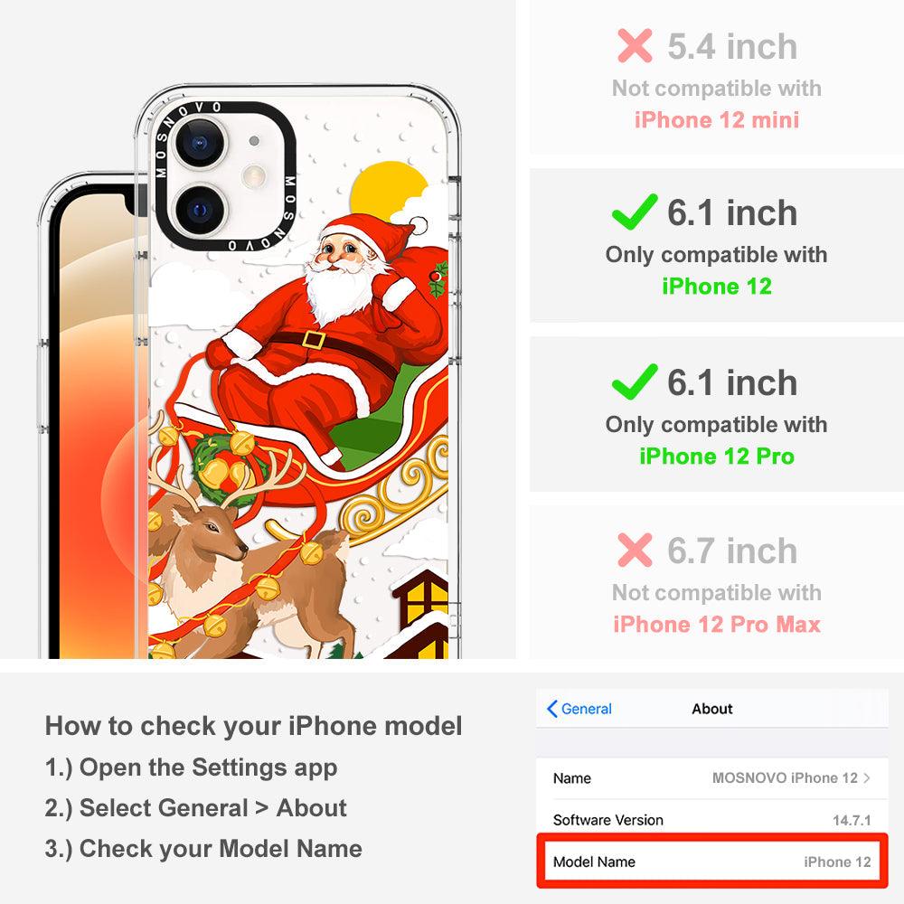 Santa Claus Phone Case - iPhone 12 Case - MOSNOVO