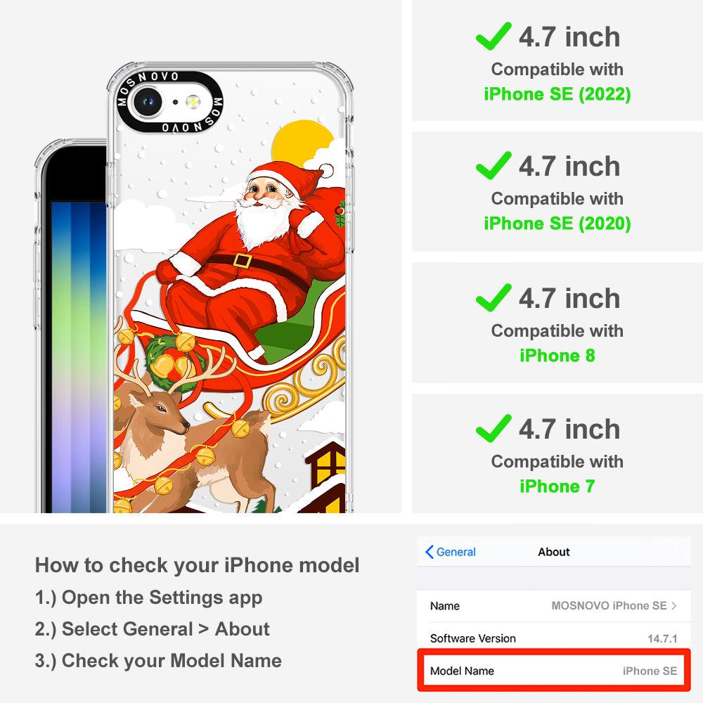 Santa Claus Phone Case - iPhone SE 2022 Case - MOSNOVO