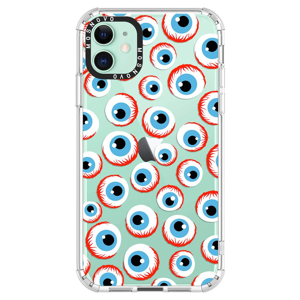 Scary Eyeball Phone Case - iPhone 11 Case - MOSNOVO