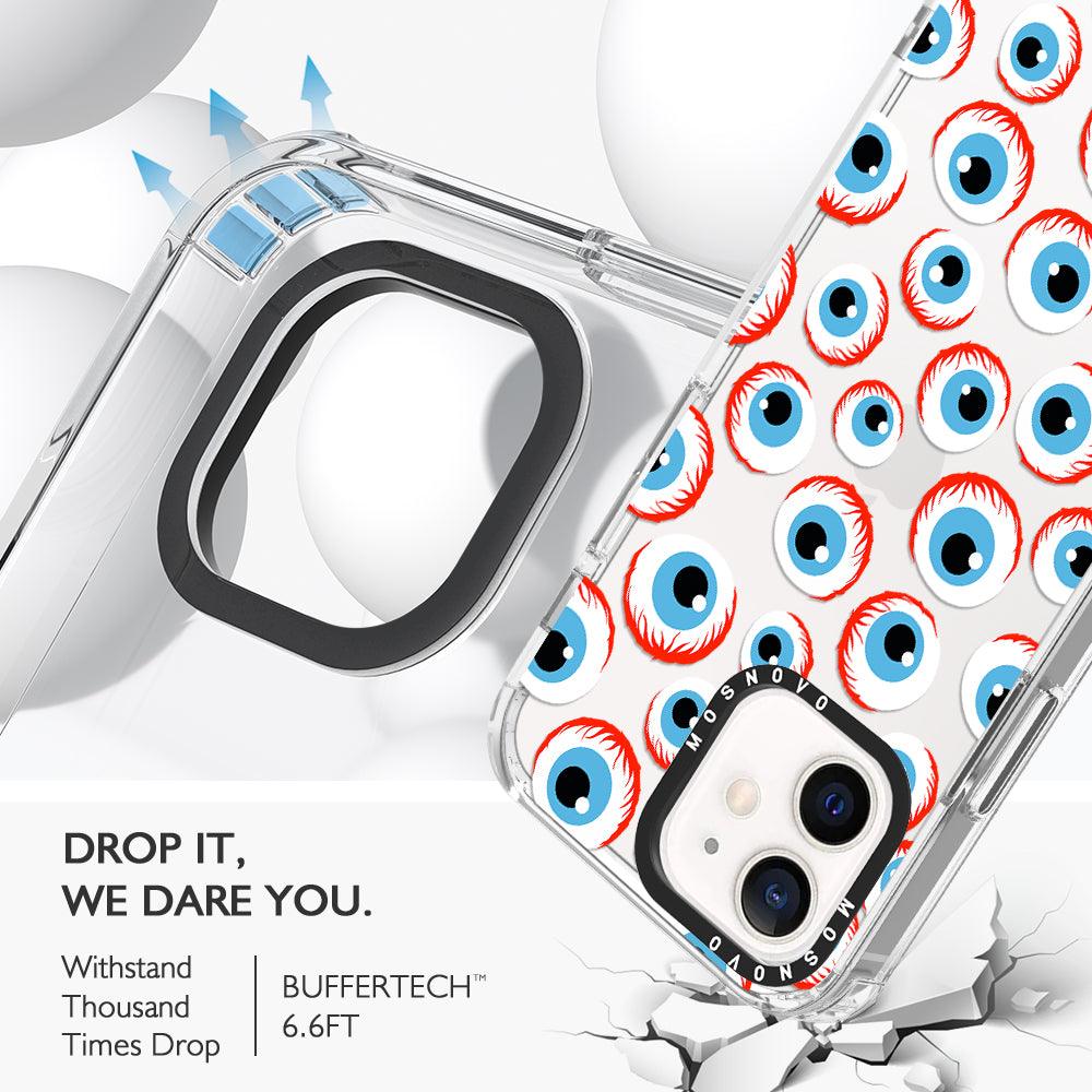 Scary Eyeball Phone Case - iPhone 12 Mini Case - MOSNOVO