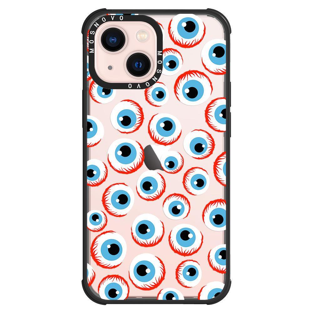 Scary Eyeball Phone Case - iPhone 13 Case - MOSNOVO