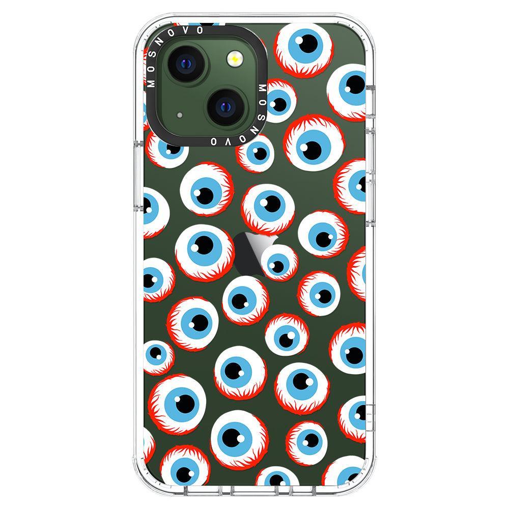 Scary Eyeball Phone Case - iPhone 13 Case - MOSNOVO