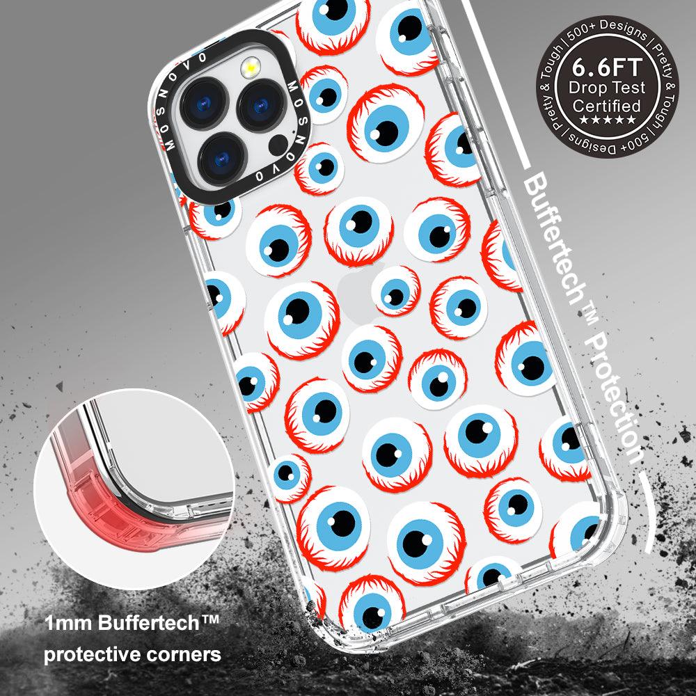 Scary Eyeball Phone Case - iPhone 13 Pro Max Case - MOSNOVO