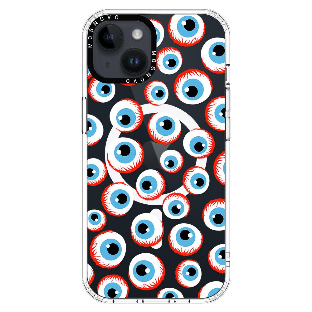 Scary Eyeball Phone Case - iPhone 14 Case - MOSNOVO