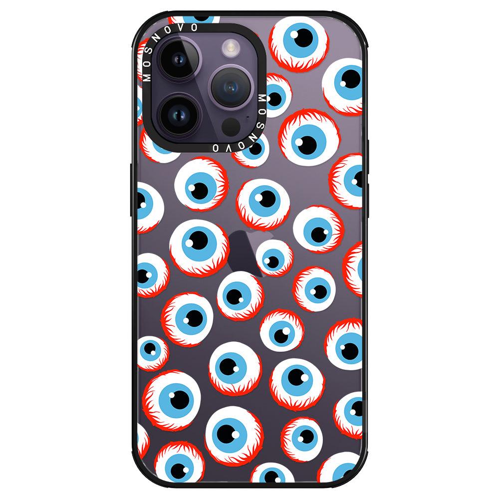 Scary Eyeball Phone Case - iPhone 14 Pro Max Case - MOSNOVO