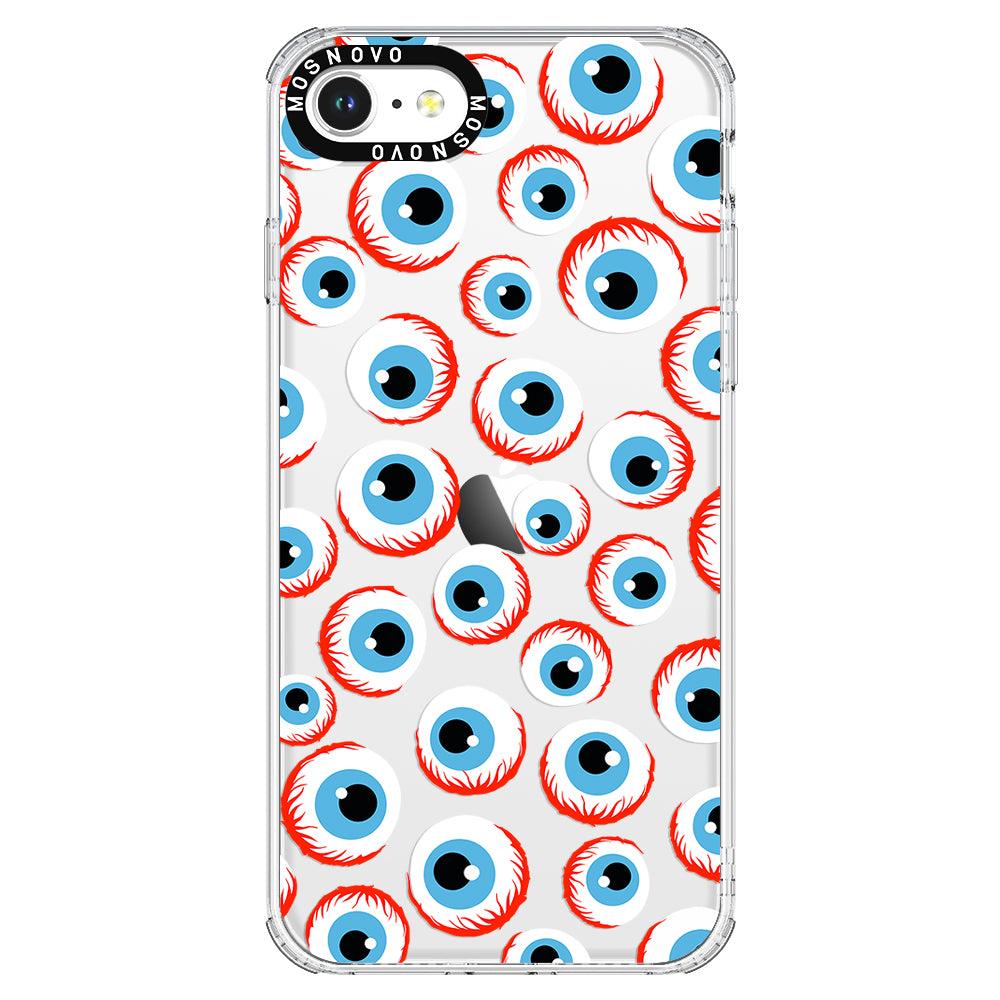 Scary Eyeball Phone Case - iPhone 8 Case - MOSNOVO