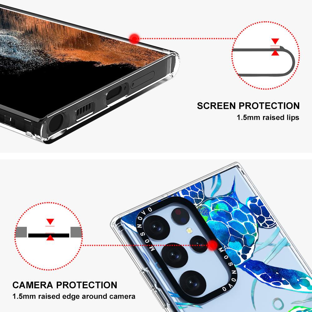 Sea Turtles Phone Case - Samsung Galaxy S22 Ultra Case - MOSNOVO