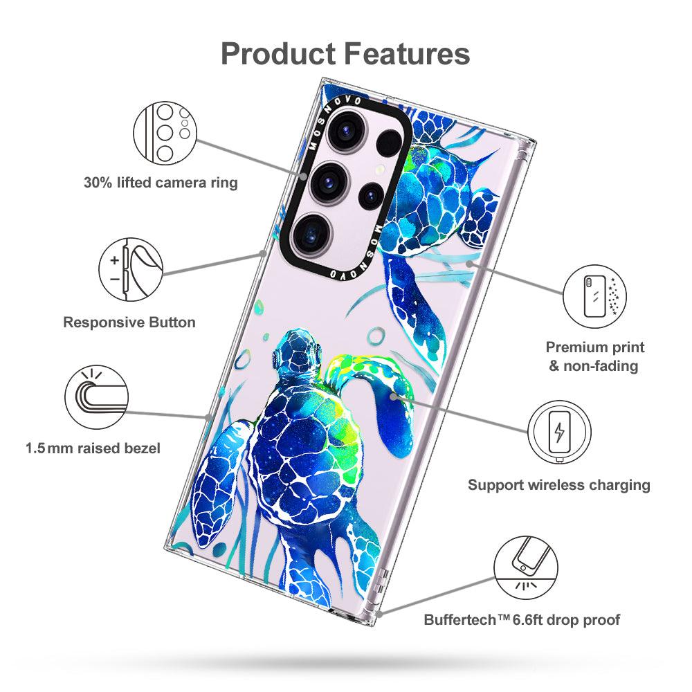 Sea Turtles Phone Case - Samsung Galaxy S23 Ultra Case - MOSNOVO
