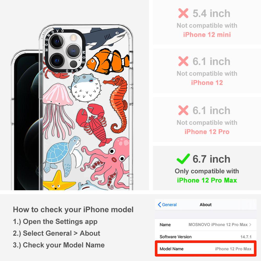 Sea World Phone Case - iPhone 12 Pro Max Case - MOSNOVO