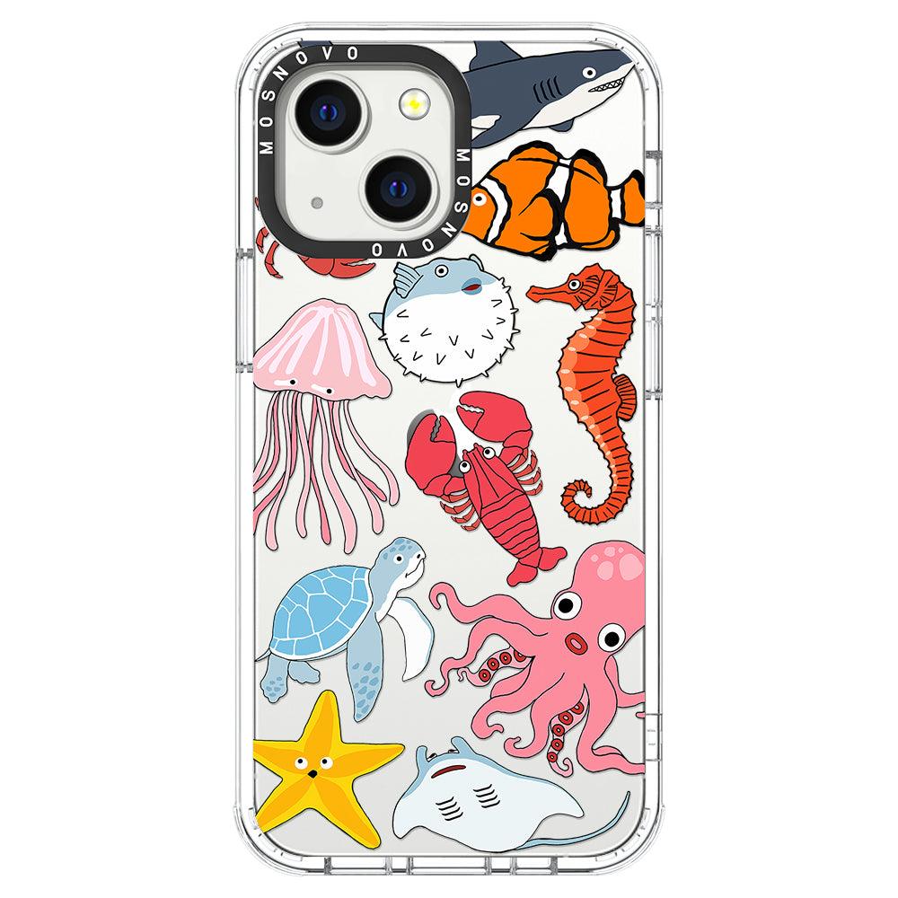 Sea World Phone Case - iPhone 13 Mini Case - MOSNOVO