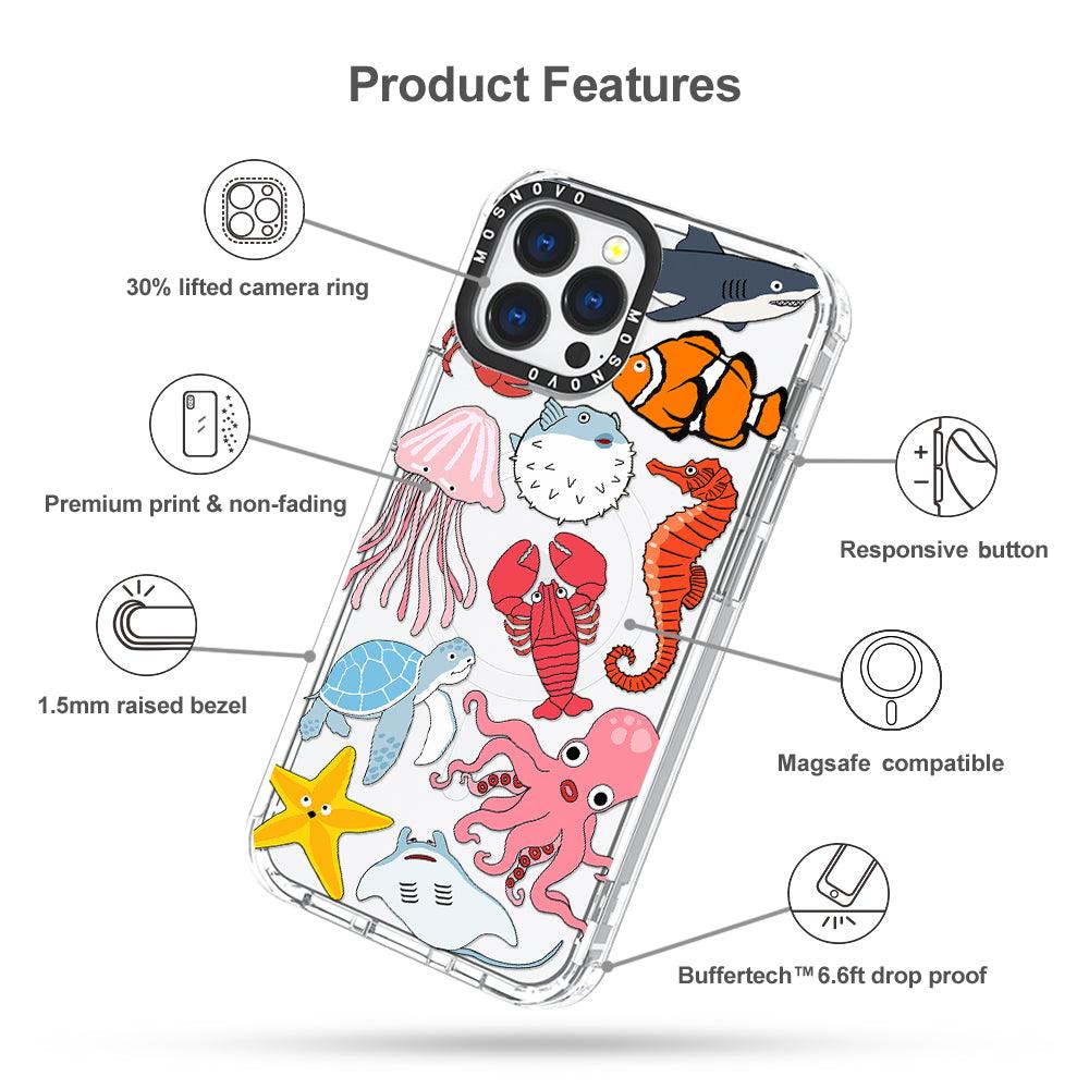Sea World Phone Case - iPhone 13 Pro Max Case - MOSNOVO