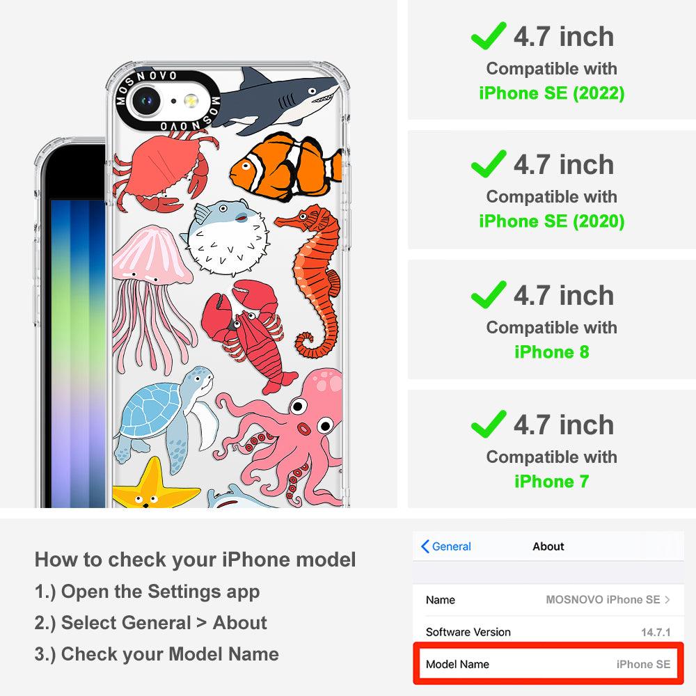 Sea World Phone Case - iPhone SE 2020 Case - MOSNOVO