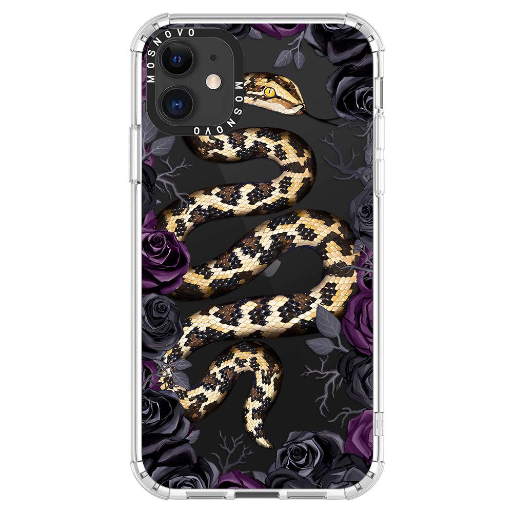 Secret Snake Garden Phone Case - iPhone 11 Case - MOSNOVO