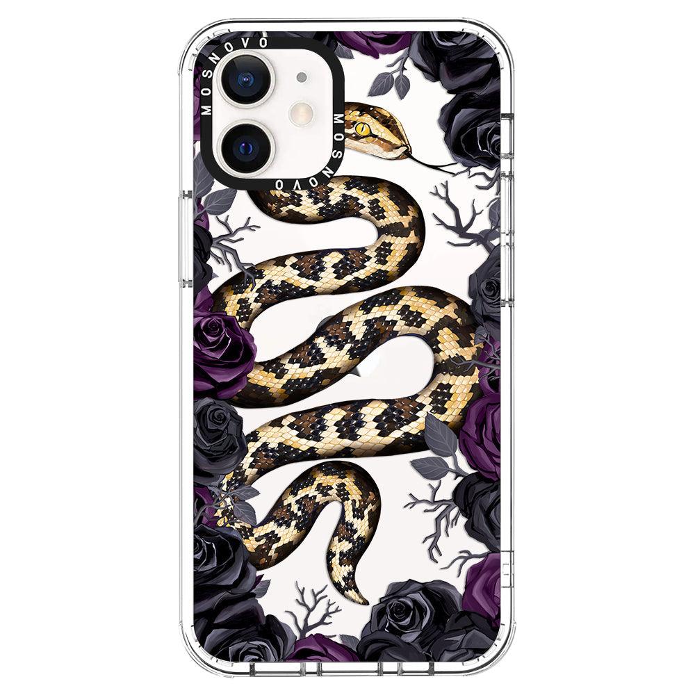 Secret Snake Garden Phone Case - iPhone 12 Case - MOSNOVO