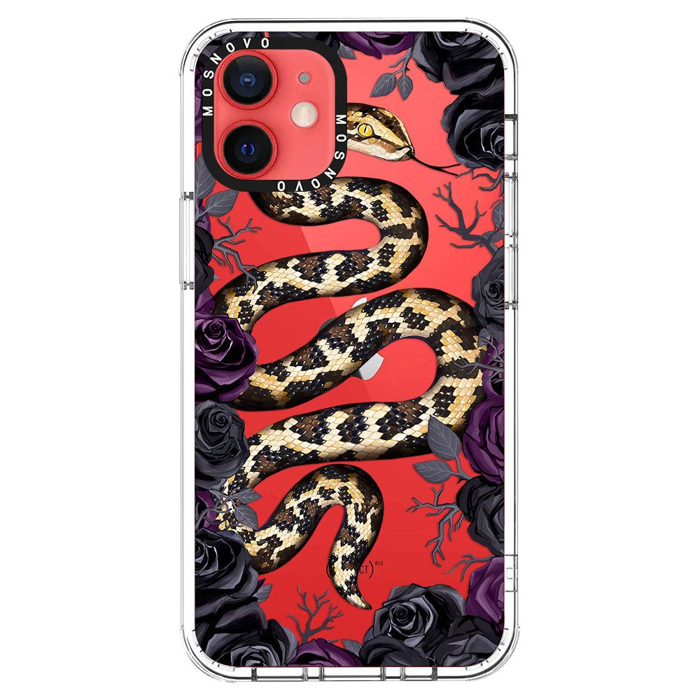Secret Snake Garden Phone Case - iPhone 12 Case - MOSNOVO
