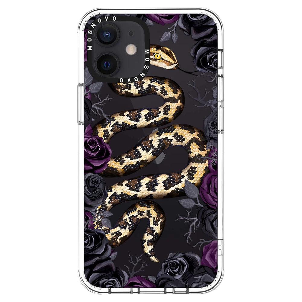 Secret Snake Garden Phone Case - iPhone 12 Mini Case - MOSNOVO
