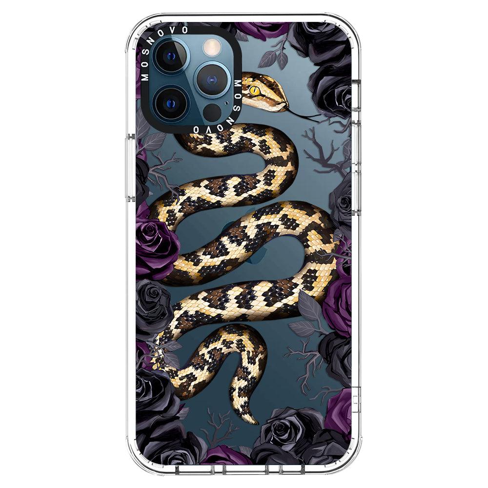 Secret Snake Garden Phone Case - iPhone 12 Pro Case - MOSNOVO