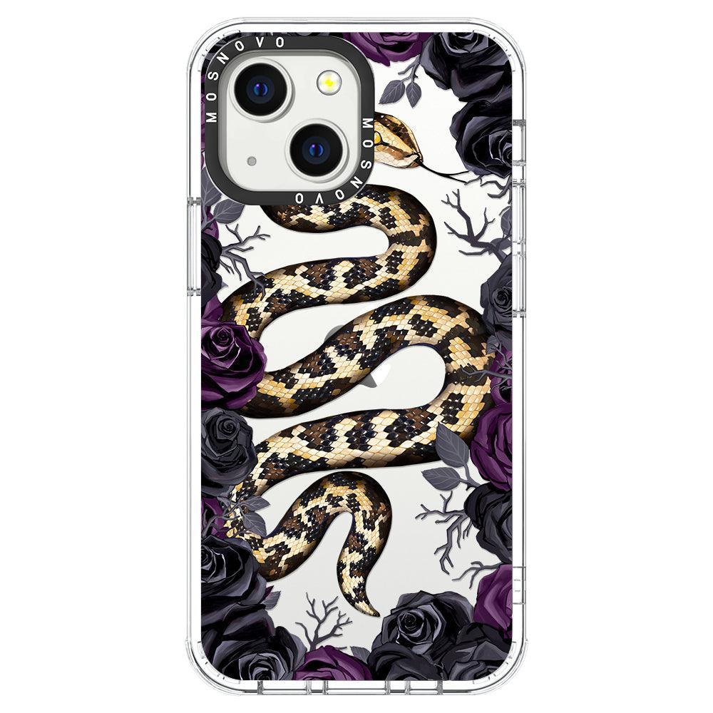 Secret Snake Garden Phone Case - iPhone 13 Mini Case - MOSNOVO