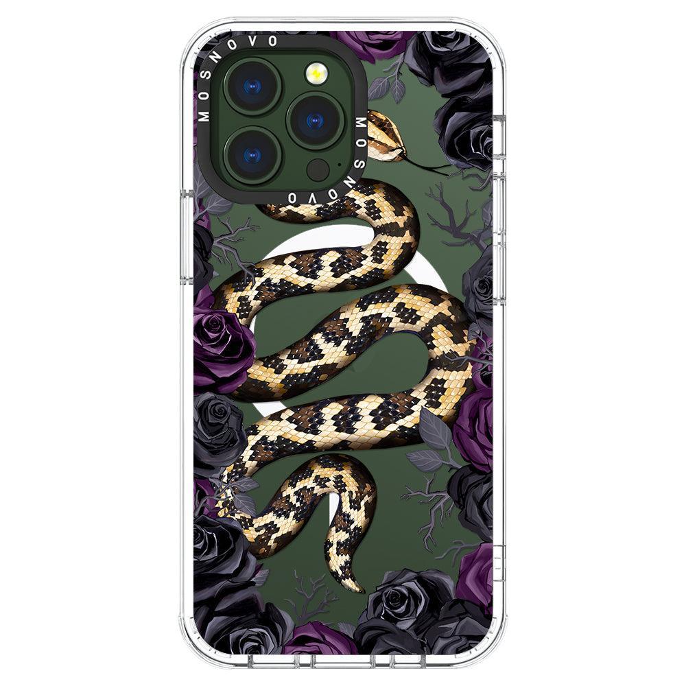 Secret Snake Garden Phone Case - iPhone 13 Pro Case - MOSNOVO