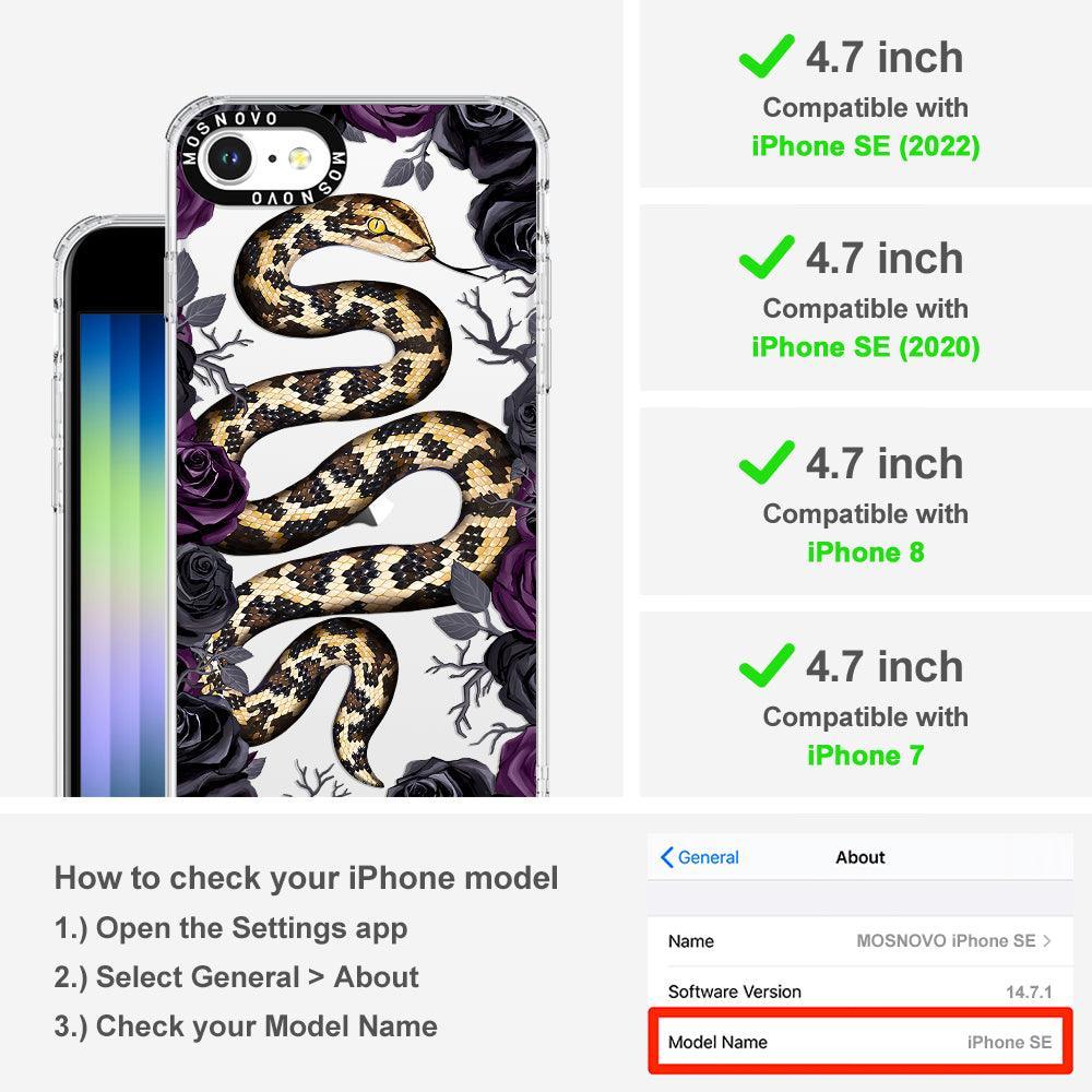 Secret Snake Garden Phone Case - iPhone 7 Case - MOSNOVO