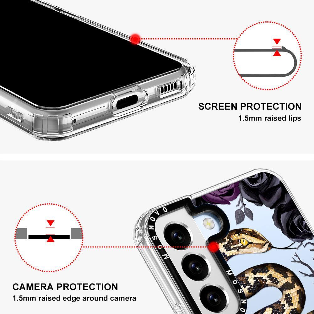 Secret Snake Garden Phone Case - Samsung Galaxy S22 Case - MOSNOVO