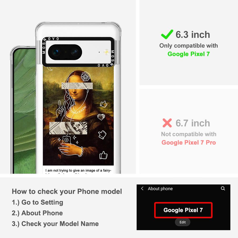 Selfie Artwork Phone Case - Google Pixel 7 Case - MOSNOVO