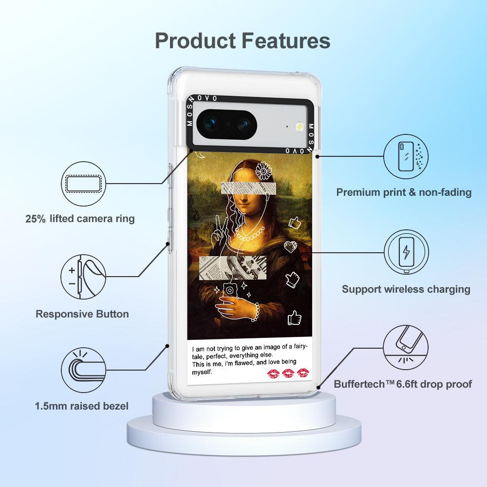 Selfie Artwork Phone Case - Google Pixel 7 Case - MOSNOVO
