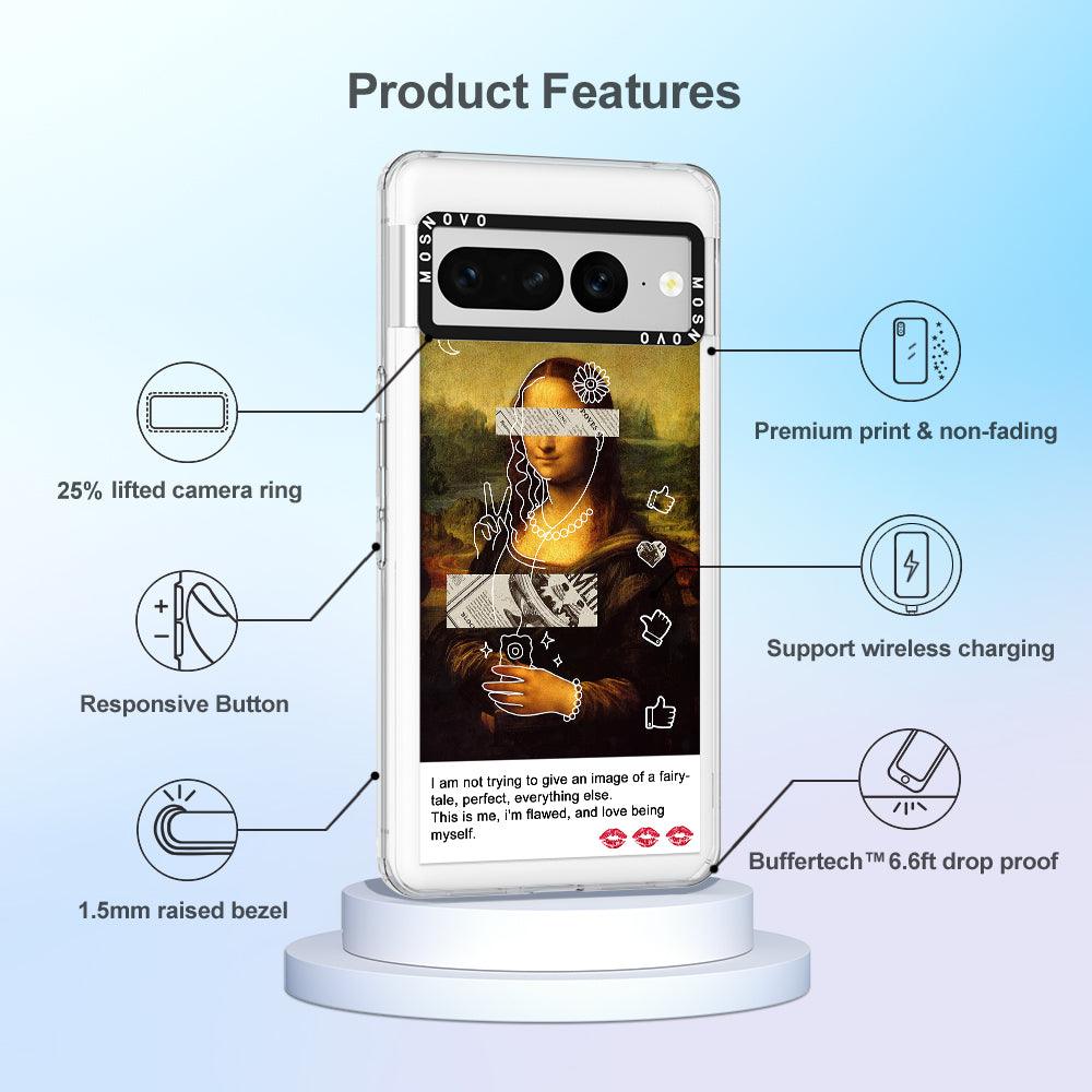 Selfie Artwork Phone Case - Google Pixel 7 Pro Case - MOSNOVO