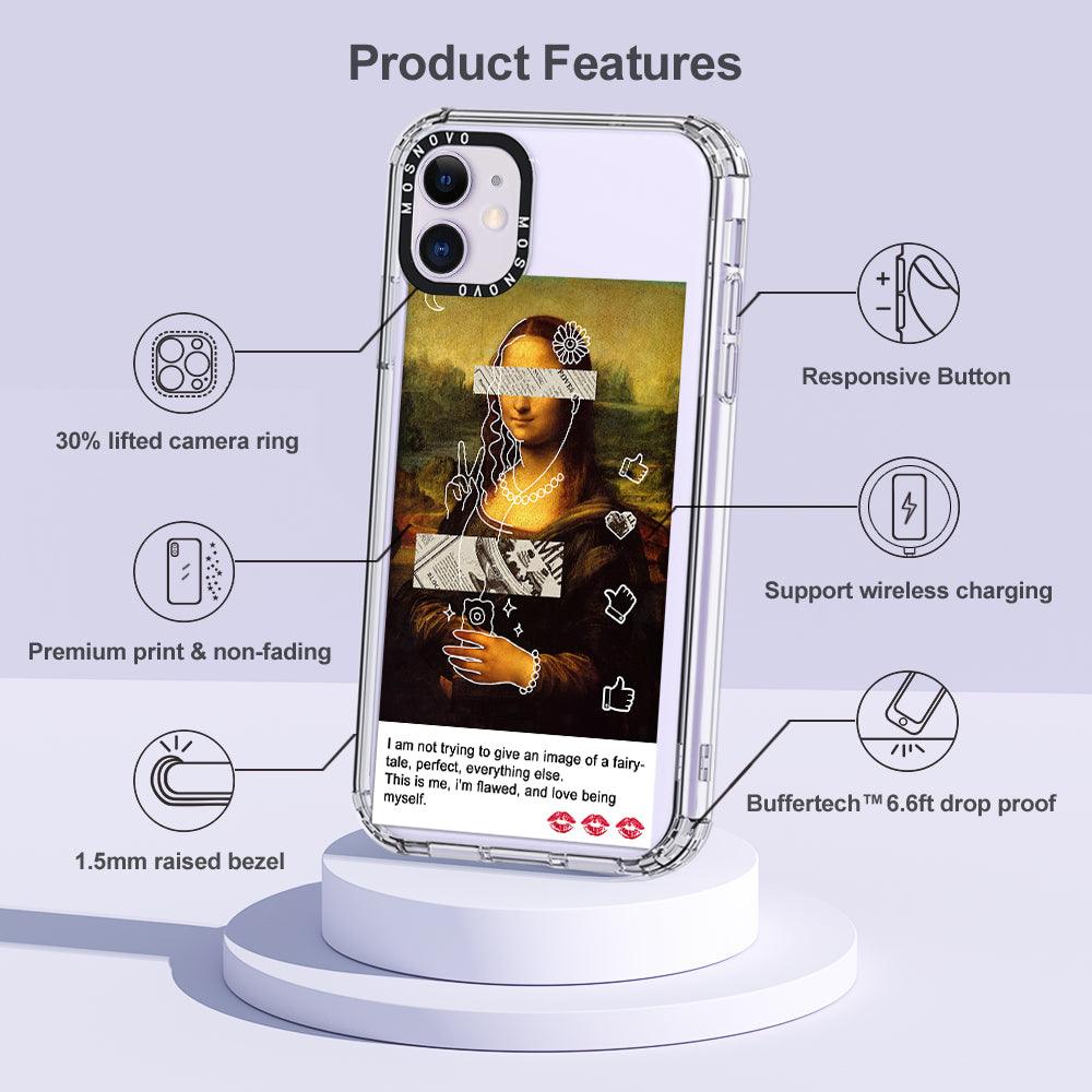 Selfie Artwork Phone Case - iPhone 11 Case - MOSNOVO